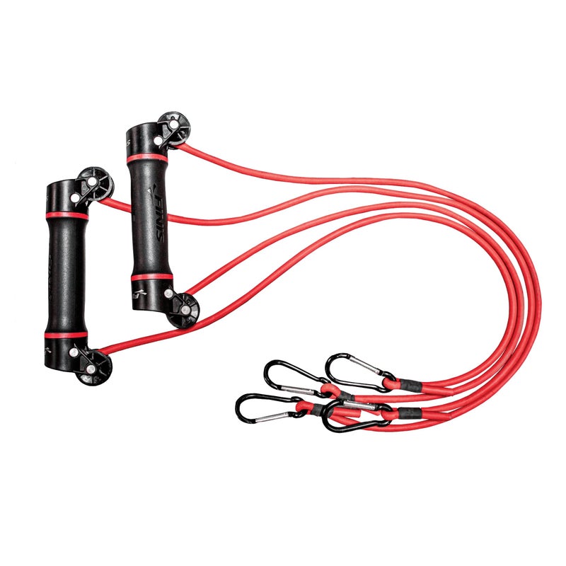 FINIS Slide Dryland Trainer - Dual-Handled Resistance Bands for Swim Strength & Stroke Training - Image 1